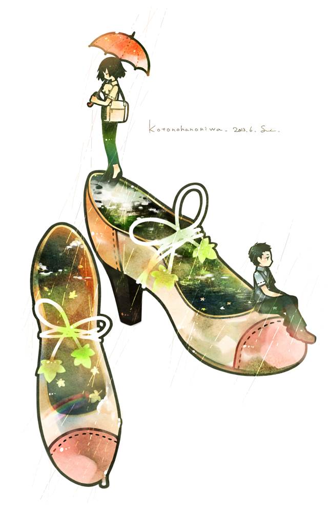 The Garden of Words, 涂鸦, 电影, rainy season look