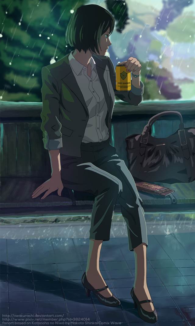 The Garden of Words, heels