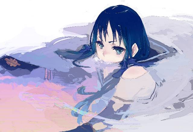 舰队collection, 舰C, Suzukaze, 舰娘1000users加入书籤, 凉风（舰队收藏）, water surface