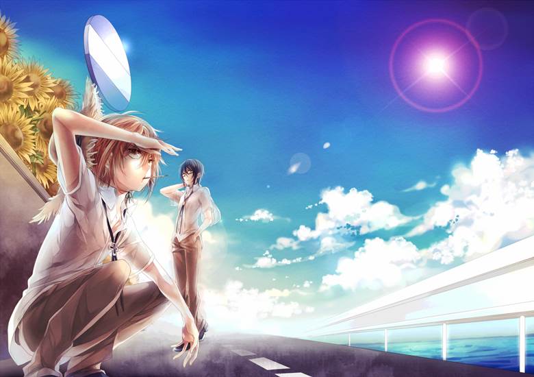 K（动画）, Saruhiko Fushimi, yata misaki, 卧槽好漂亮