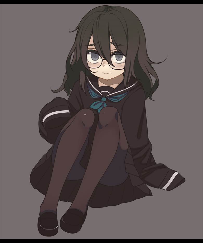 根暗ちゃん|中村桥的水手服插画图片