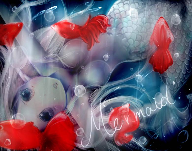 Mermaid|MiRai-みらい-的Pixiv金鱼插画图片