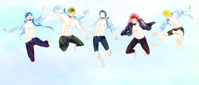 松冈凛, haruka nanase, makoto tachibana, Rei Ryugazaki, Nagisa Hazuki, 卧槽美哭, 泪腺崩坏, Free! 1000+ bookmarks