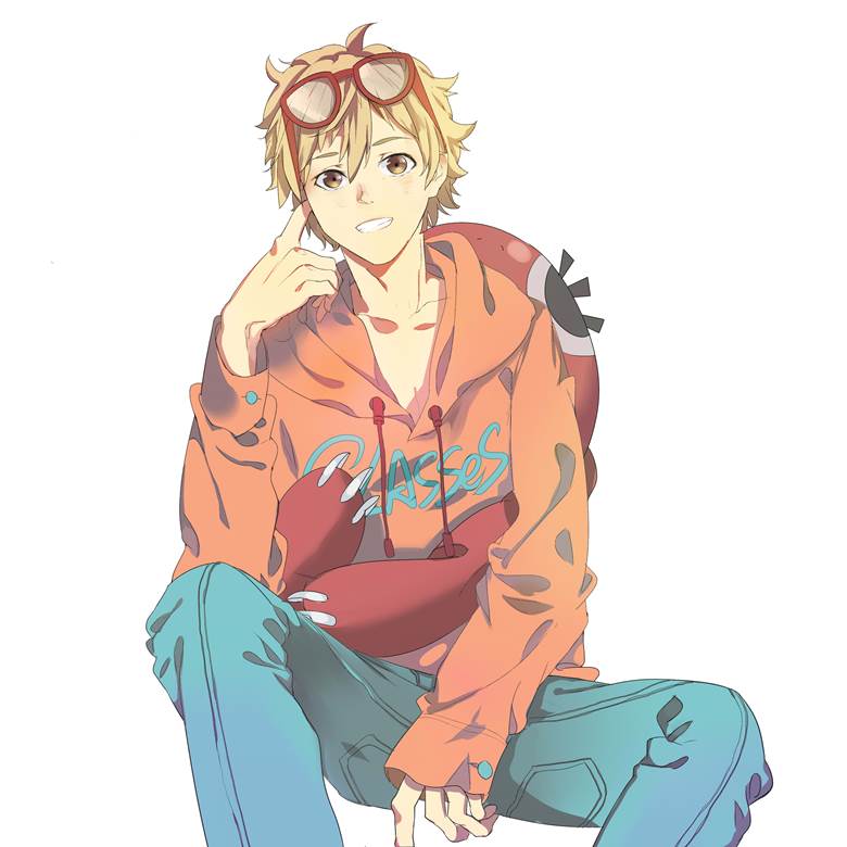 秋人净重一吨的境界的彼方插画图片