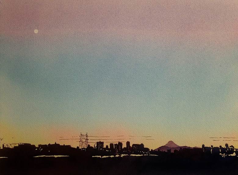 Mt.Fujiはここにいる|Tj的Pixiv风景插画图片