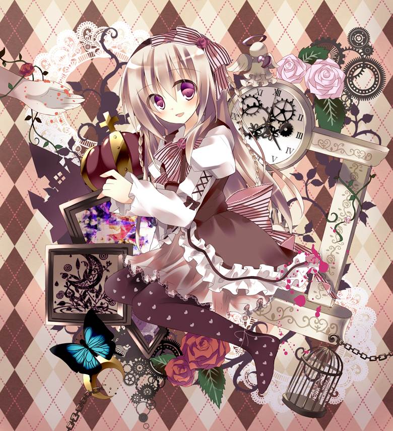 女孩子, 原创, 原创, lolita, 麻花辫