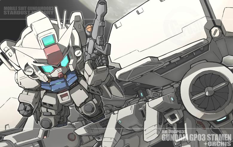 gp0372的高达插画图片