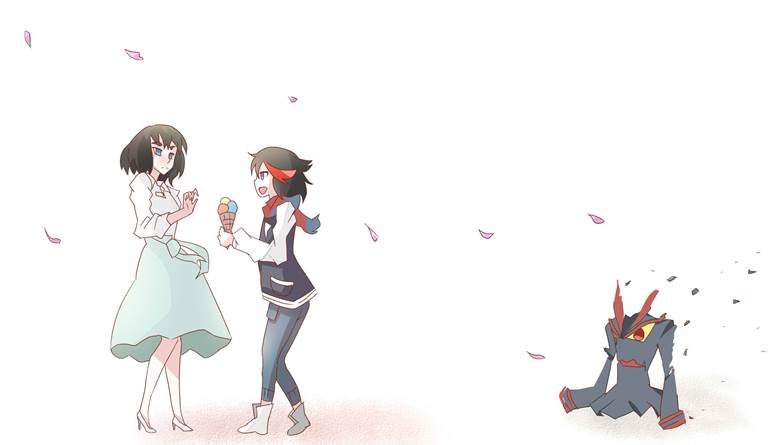 senketsu, kill la kill, matoi ryuuko, kiryuuin satsuki