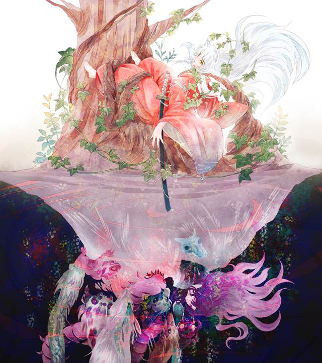 爱慕着桔梗的《犬夜叉》奈落pixiv壁纸美图，深情大反派