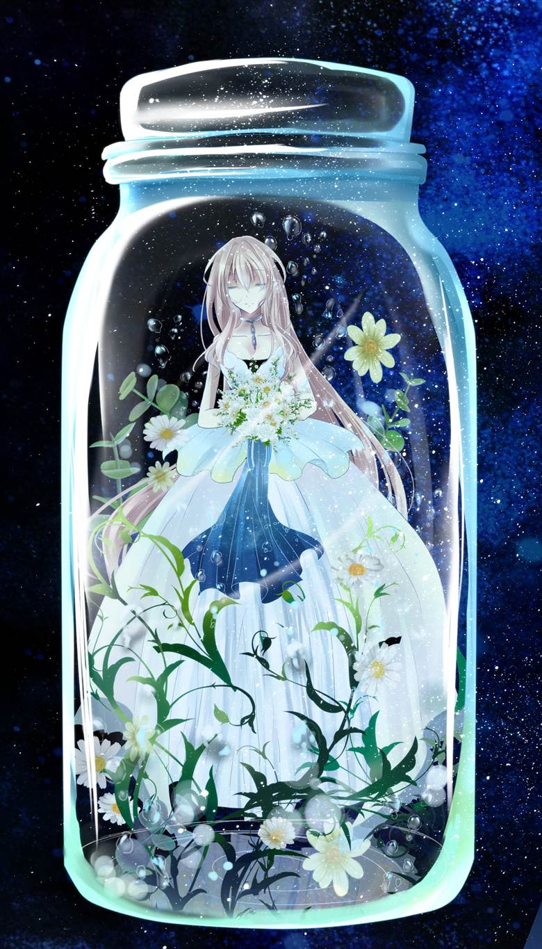 Millais' Ophelia, 忧郁美学, 玻璃之中