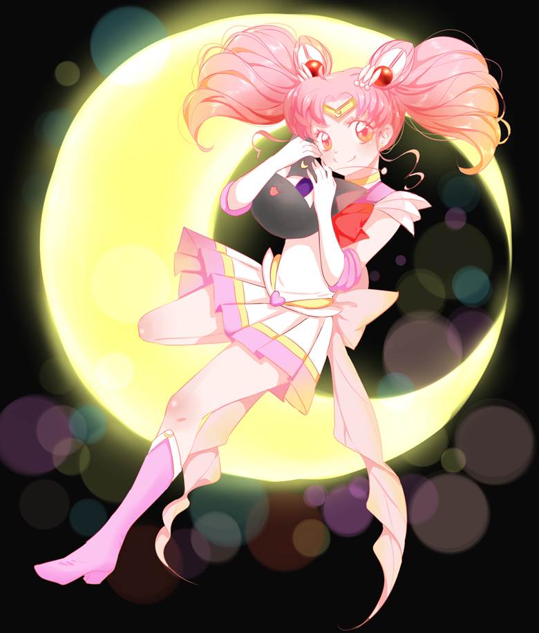 Sailor Chibi Moon|良文的美少女战士插画图片