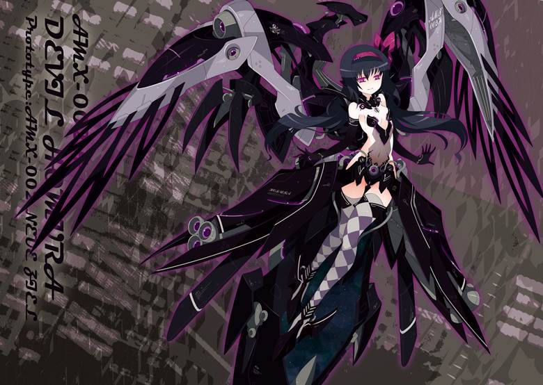 机械少女, 高达, 魔法少女小圆, 恶魔焰, 品味优雅, 机娘, crossover 500+ bookmarks