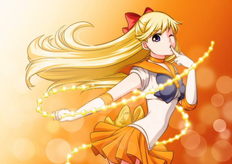 Sailor Venus Crystal|carlasd的美少女战士插画图片