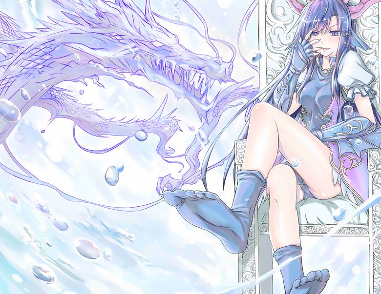 水中的女王大人()|JF的Pixiv壁纸插画图片