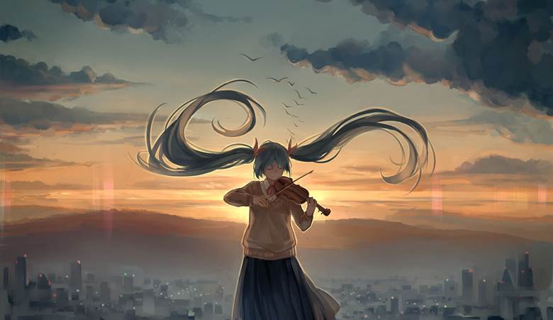fiddler|NoriZC的小提琴P站插画图片