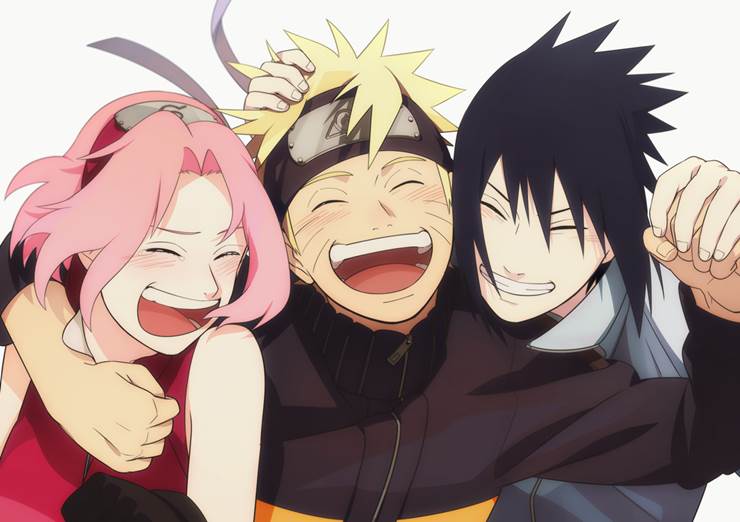 宇智波佐助, 漩涡鸣人, 春野樱, 有爱的投稿时间, Team 7, I want to protect that smile, 卧槽美哭, Naruto 10000+ bookmarks