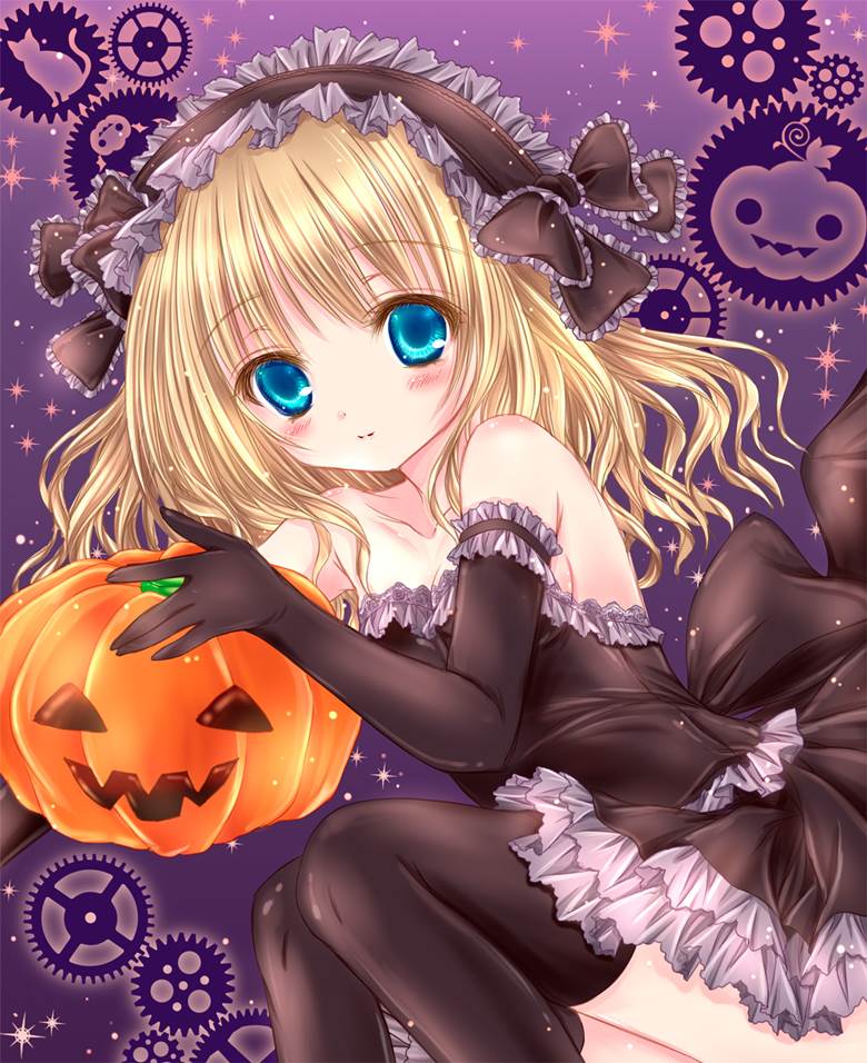 万圣节, Alice, 原创, pumpkin, 哥特萝莉, frills, headdress, 200收藏, 长手套