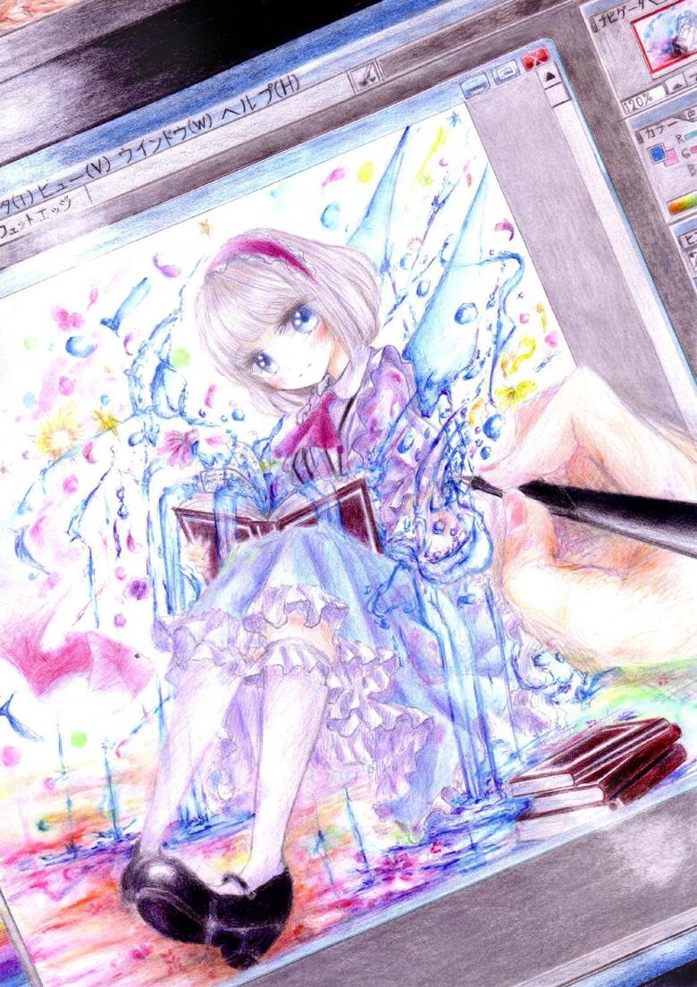 东方, 爱丽丝, 彩色铅笔, 手绘, transparent watercolor, Alice is cute, 爱丽丝・玛格特罗依德, Touhou Project 100+ bookmarks