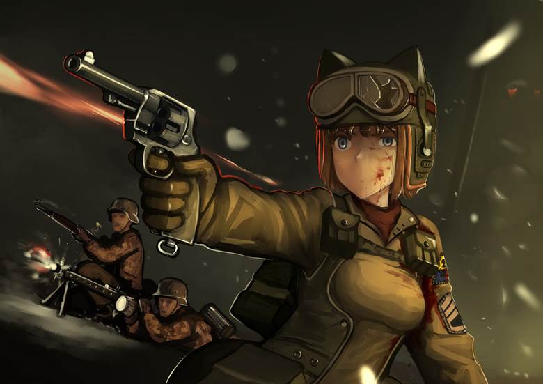 军事, 战车, 原创魔女, 机娘, 强袭魔女, 德军