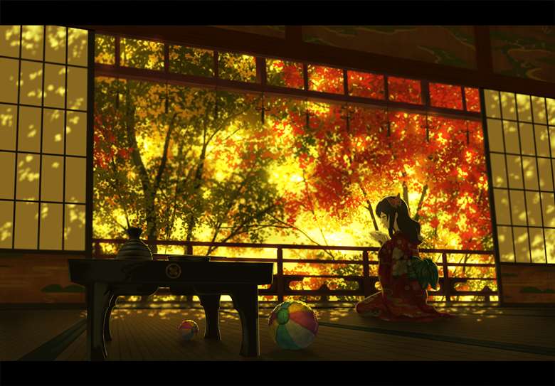 秋丽の间|どら的pixiv风景壁纸插画图片