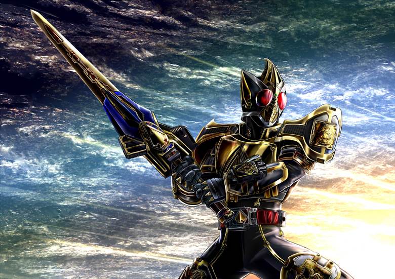 仮面ライダーブレイドキングフォーム マスクド的假面骑士插画图片 Bobopic