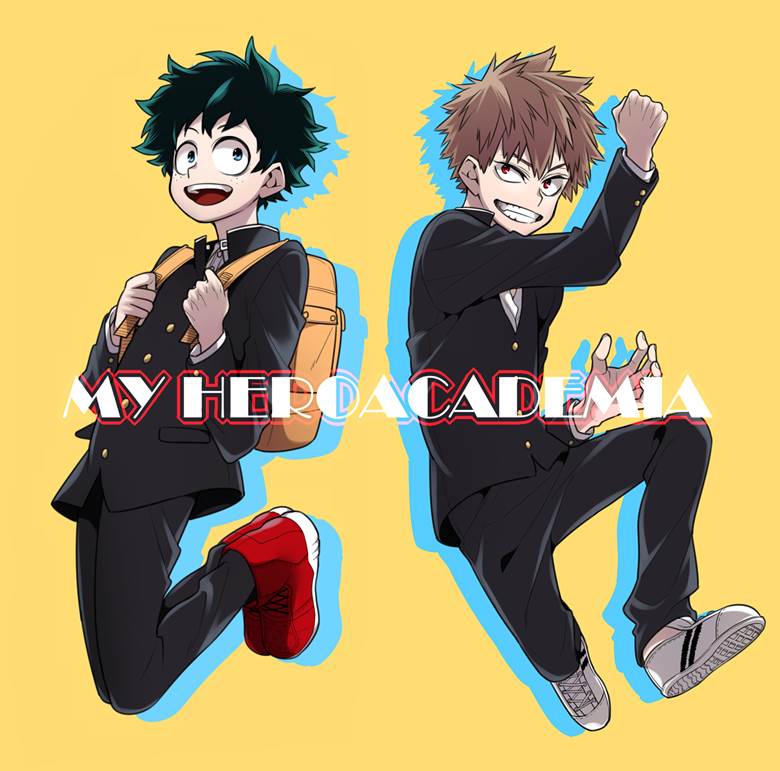 我的英雄学院, 绿谷出久, 爆豪胜己, 涂鸦, 野生的官方, My Hero Academia childhood friend, 我的英雄学院500收藏