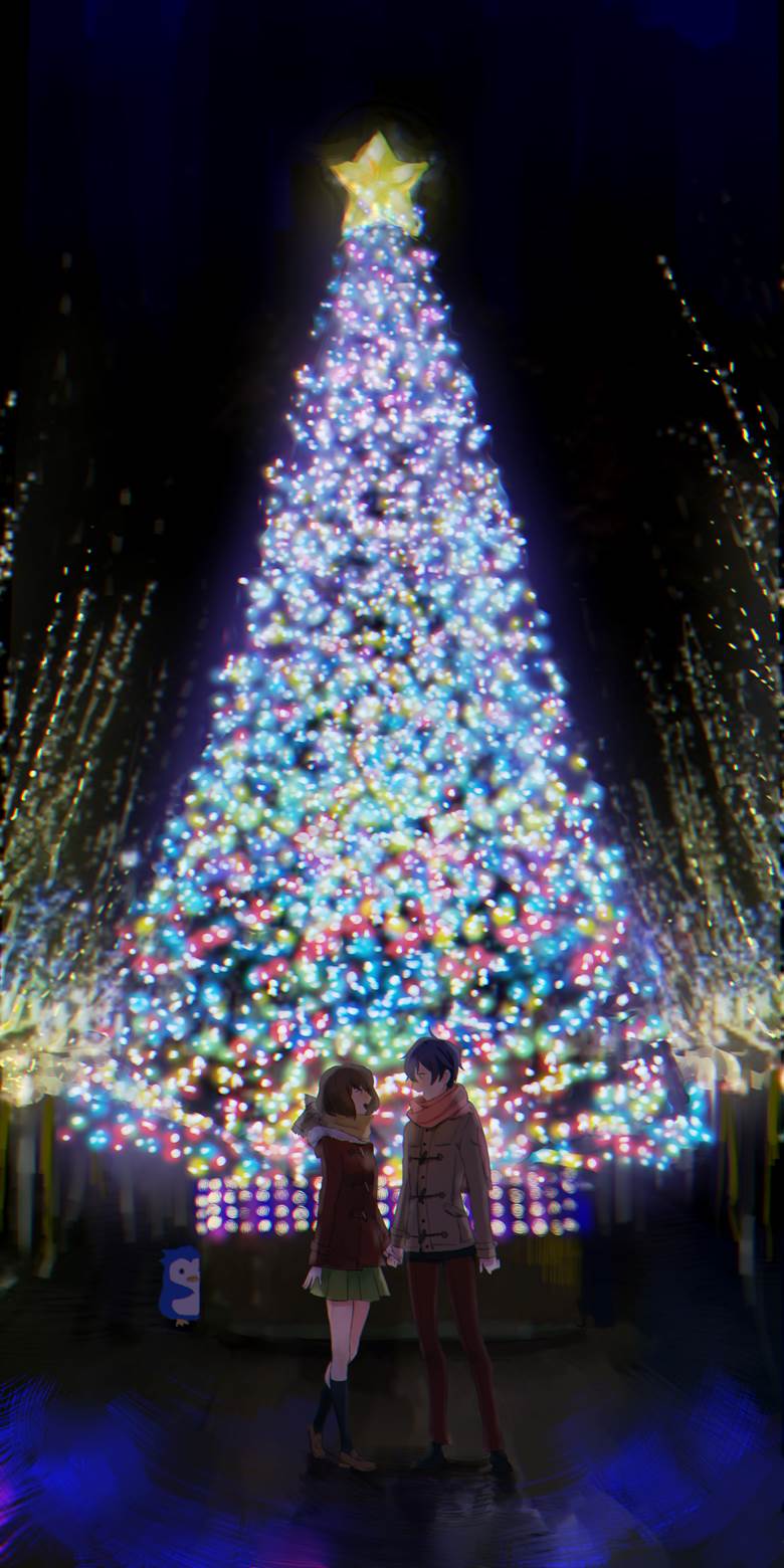 回转企鹅罐, Christmas tree