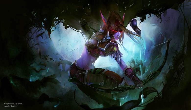 Raven,Sylvanas,WOW,Windrunner,渡鸦图片
