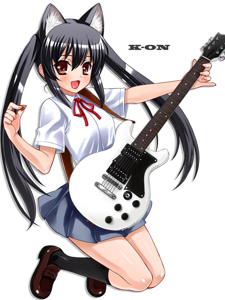梓喵, 轻音少女, azusa nakano, 吉他, 轻音少女100收藏
