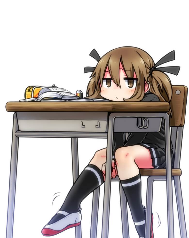 original, sailor uniform, athletic socks, indoor shoes, socks with stripes, Original 250+ bookmarks, black sailor uniform