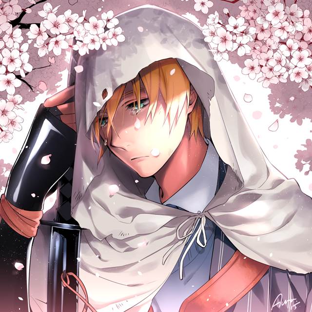 刀剑乱舞, 山姥切国广, 卧槽美哭, Yamanbagiri Kunihiro is super pretty, 刀剑乱舞500收藏