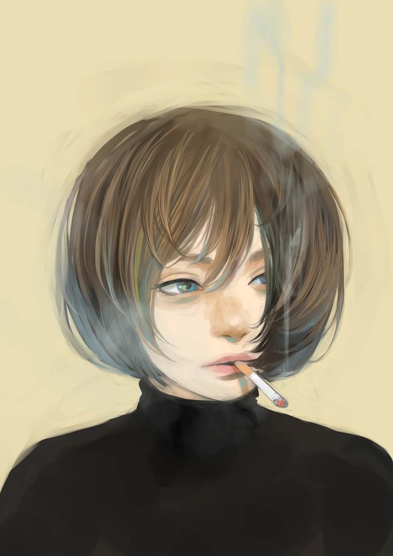 原创, 香烟, 叼着烟, tobacco smoke