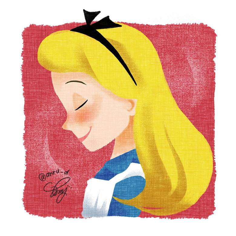 disney, alice, alice in wonderland, picture book, digital