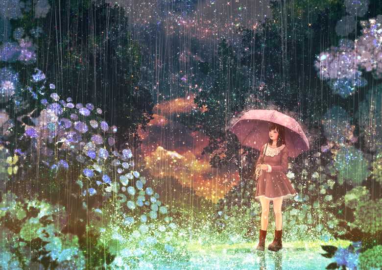 原创, 风景, 紫阳花, hydrangea, rainy season, rain, 风景1000收藏, 原创1000users加入书籤