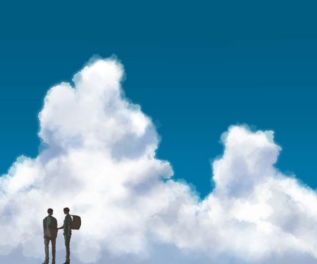 排球少年！！, Oikawa/Iwai, 卧槽美哭, Haikyu BL 1000+ bookmarks, 夏日天空