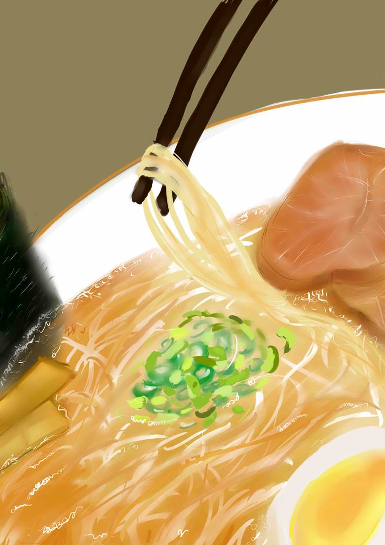 original works, 拉面, 蛋, 食物