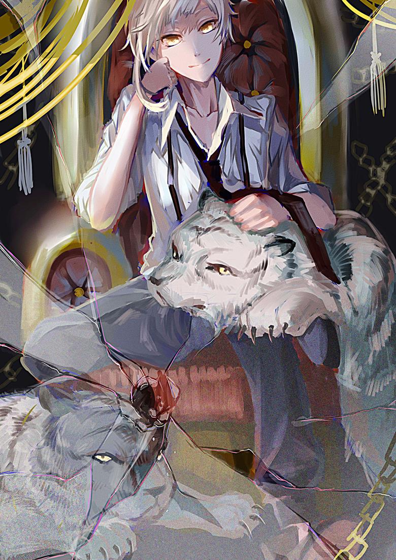 Bungo Stray Dogs, impasto, 文豪Stray Dogs, Atsushi Nakajima, 卧槽好帅, 中岛敦（文豪野犬）, 文豪野犬1000收藏