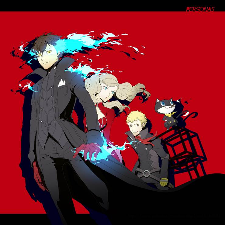 女神异闻录5, 野生的官方, Persona 100+ bookmarks, 雨宫莲, 摩尔加纳, 坂本龙司, 高卷杏