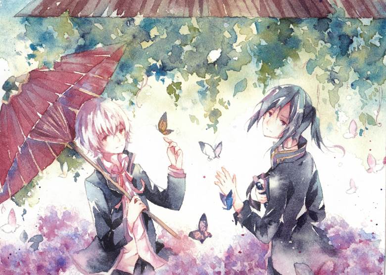 watercolor, isana yashiro, K（动画）