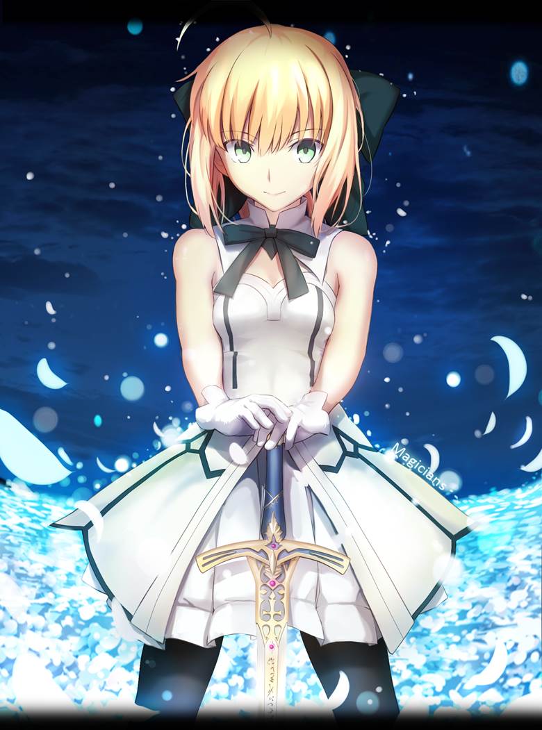 Saber, Fate/GO1000users加入书籤, Saber〔Lily〕, Fate/Grand Order 20000+ bookmarks