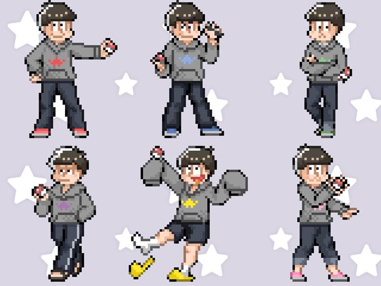 pixel art, Mr. Osomatsu