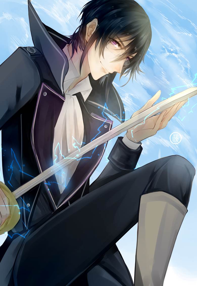 Chinese text, K (anime)