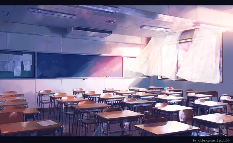 scenery, original works, classroom