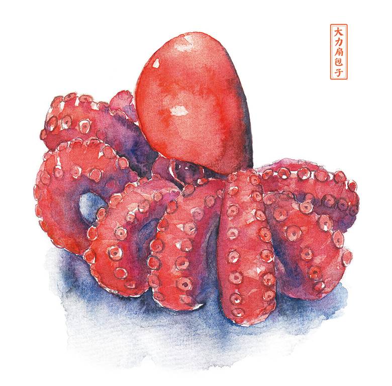 meat dish, 食物, looks delicious, food porn, watercolor