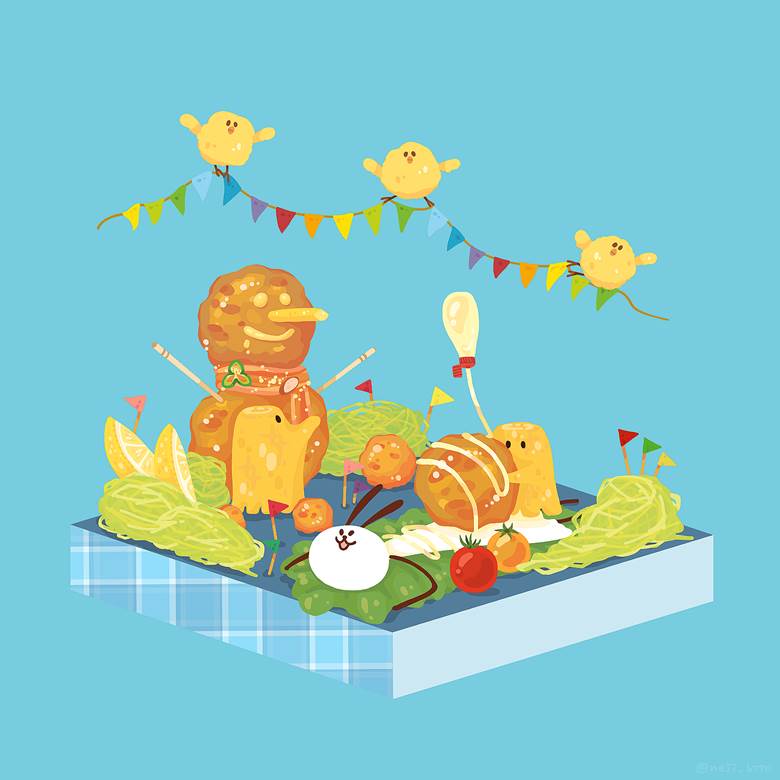 アンチエイチング|ヒロセナツミ的Pixiv美食插画图片