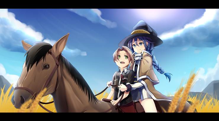 Mushoku Tensei, 洛琪希, 鲁迪乌斯, 成为小说家吧, 洛琪希·米格路迪亚, Rudeus Greyrat, cloak