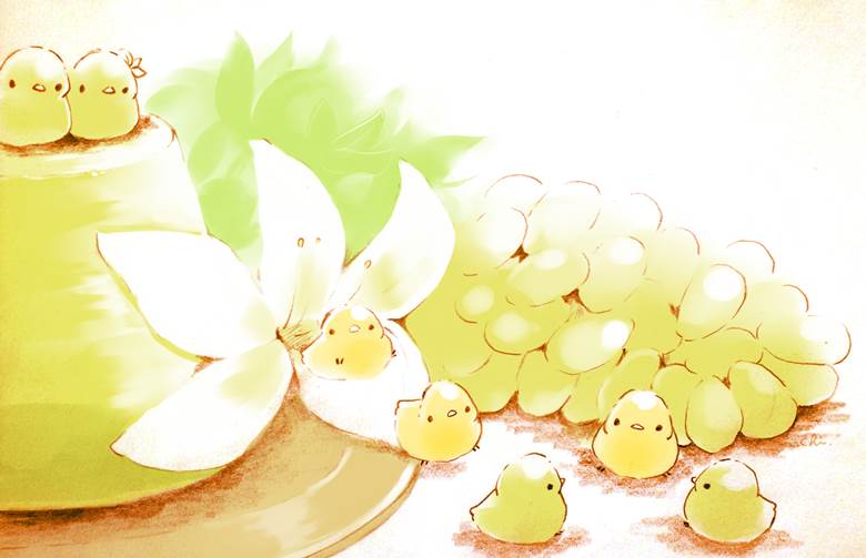 つつじミツ|チャイ的Pixiv甜点小鸡插画图片