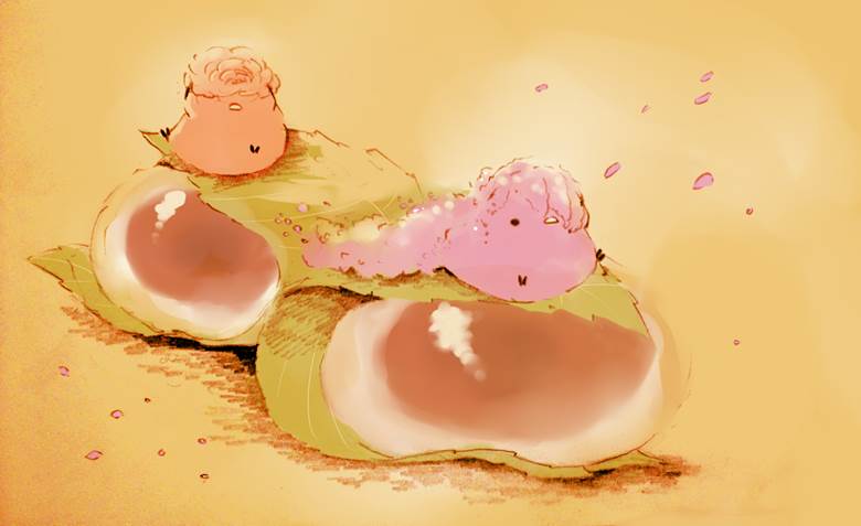 藤|チャイ的Pixiv甜点小鸡插画图片