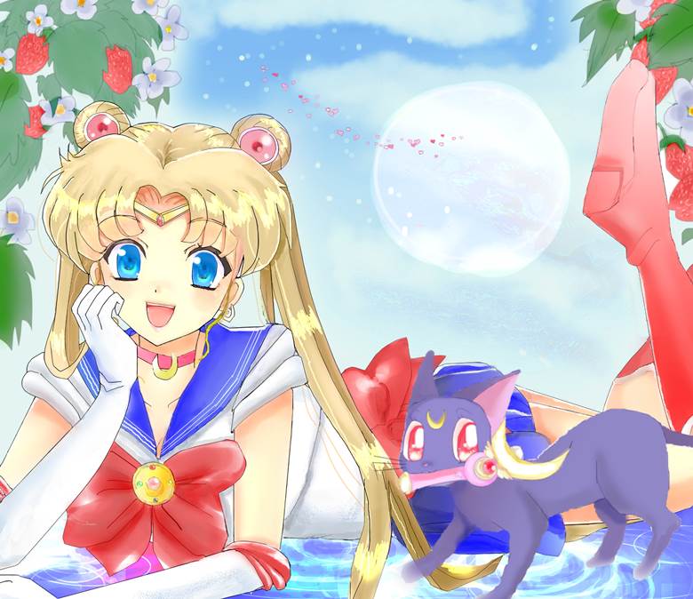 sailor moon, sailormoon, Luna, usagi tsukino