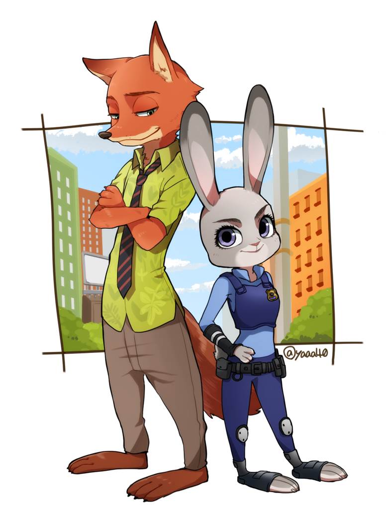 ずーとぴあ2的疯狂动物城插画图片